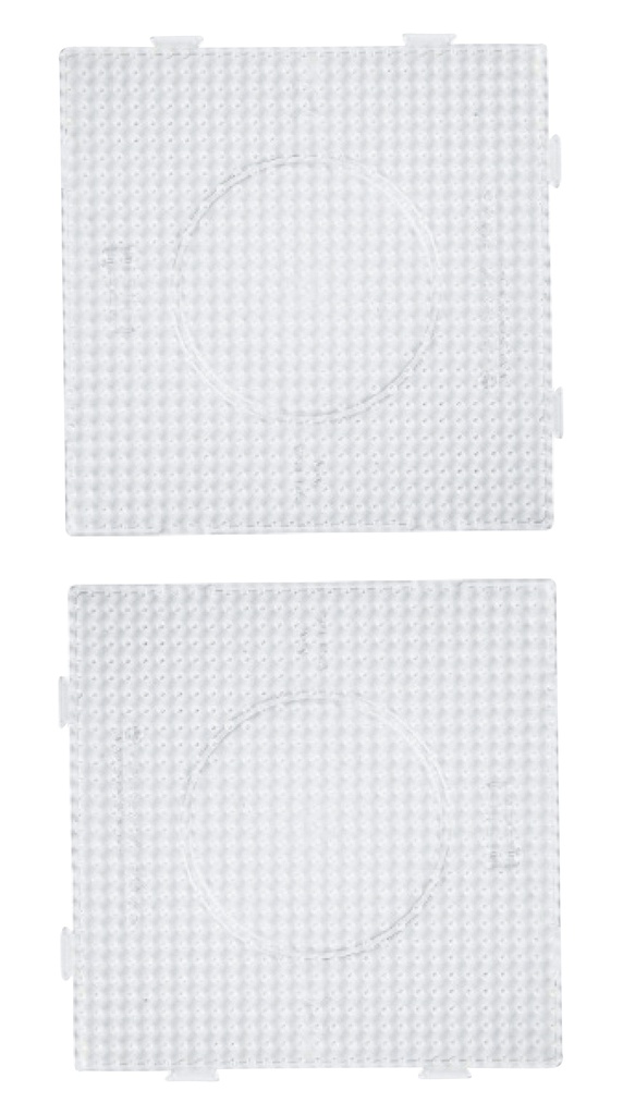 PLAQUE CARREE 15CM, LOT DE 2