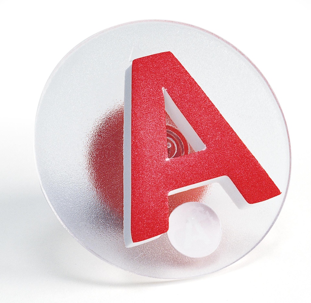 TAMPON MOUSSE POIGNEE ALPHABET MAJU