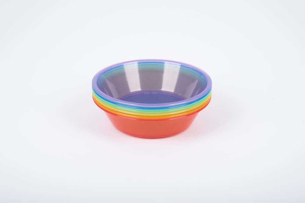 BOLS COLORES TRANSLUCIDES, LOT DE 6 NOUVEAU
