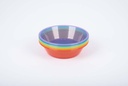 BOLS COLORES TRANSLUCIDES, LOT DE 6 NOUVEAU