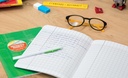 CAHIER CLAIREFONTAINE  ECOLIER DEFICIENT VISUEL - SEYES, PIECE* NOUVEAU