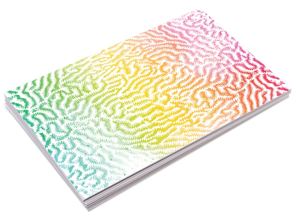 PAPIER REVELATEUR DE COULEUR, 96 FEUILLES