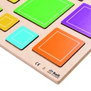 PUZZLE RELIEF CARRES, 10 PCS* NOUVEAU