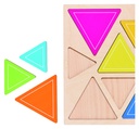 PUZZLE RELIEF TRIANGLES, 10 PCS* NOUVEAU
