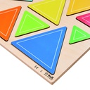 PUZZLE RELIEF TRIANGLES, 10 PCS* NOUVEAU