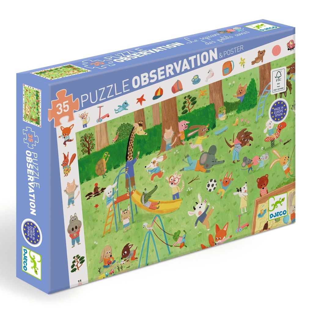 PUZZLE D'OBSERVATIONS LE SQUARE, 35 PCS