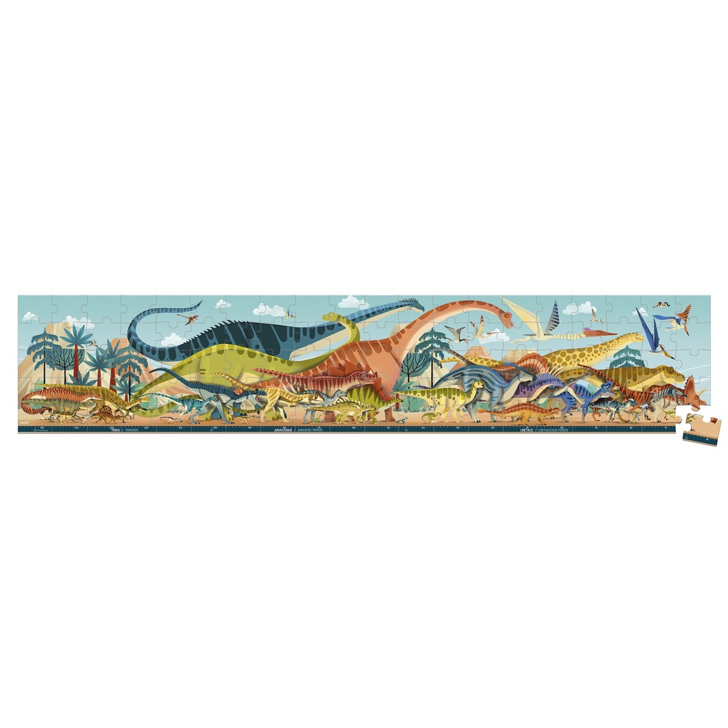 PUZZLE PANORAMIQUE DINO* NOUVEAU
