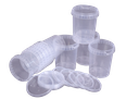 POTS AVEC COUVERCLE A CLIPSER , LE LOT DE 10*NOUVEAU