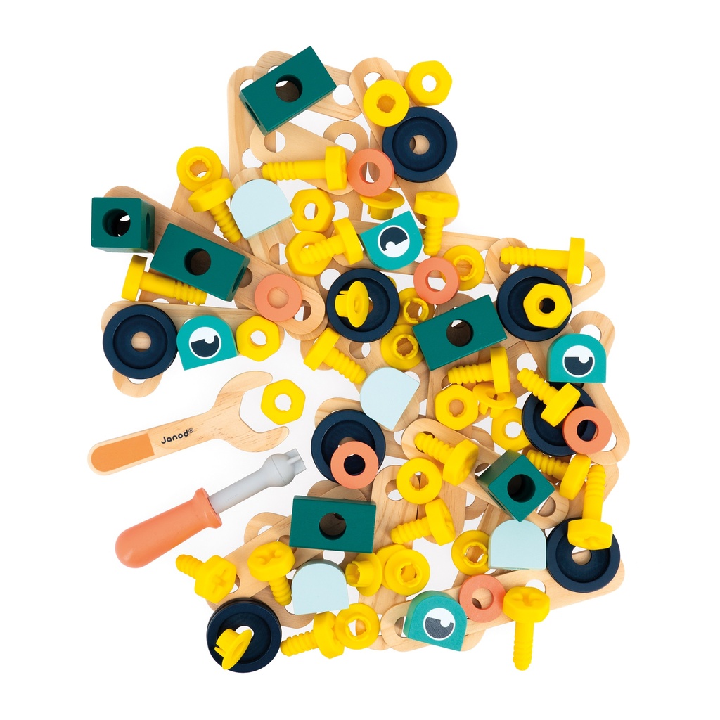 BRICO KID'S BARIL DE 100 PIECES* NOUVEAU