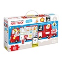 PUZZLE D'ASSOCIATION "LE CAMION DE POMPIER", 23 PCS* NOUVEAU