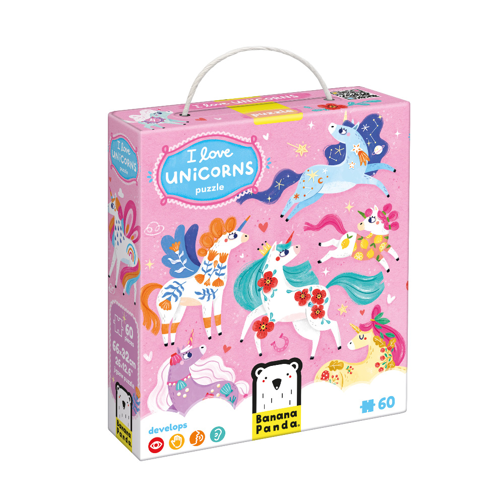 PUZZLE LICORNES, 60 PCS* NOUVEAU