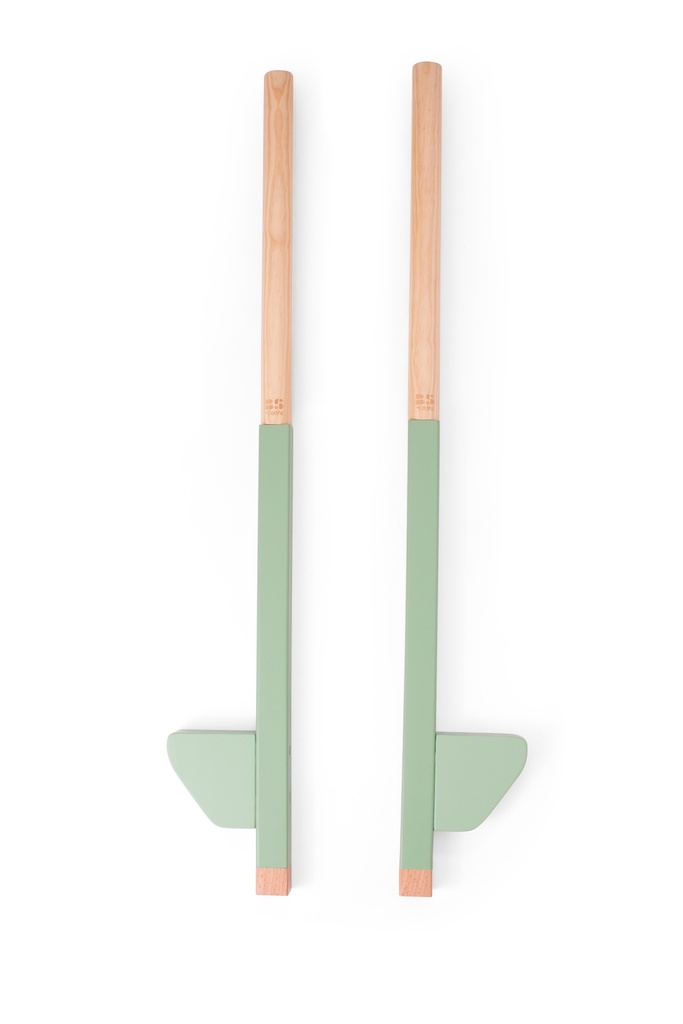 ECHASSES EN BOIS 110 CM, LA PAIRE* NOUVEAU