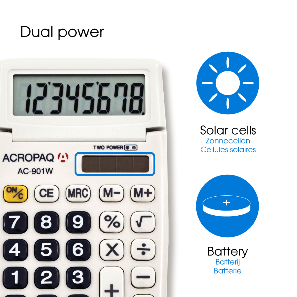 CALCULATRICE DE POCHE  AC901