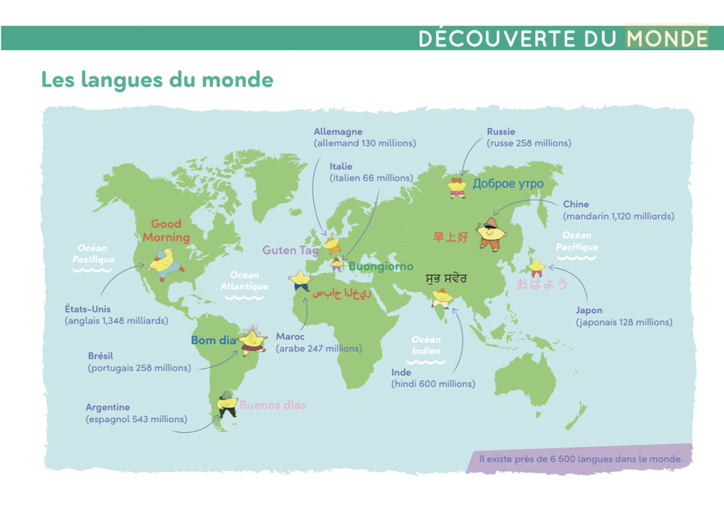 CARNET ETOILIUM "A LA DECOUVERTE DU MONDE"* NOUVEAU