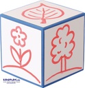 CUBES EFFACABLES, 8 CM