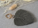 MOUSQUETONS COEUR DORES, 2 PCS