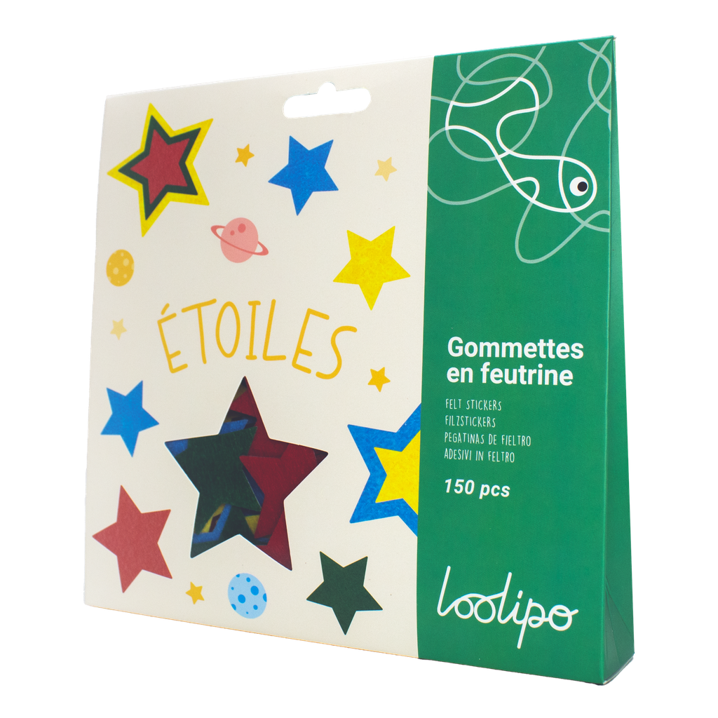 FEUTRINE  ETOILES, 150 PCS