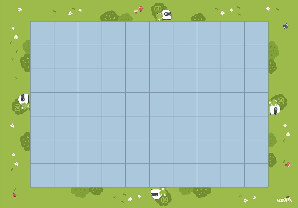 PLATEAU DE JEU - NIVEAU 2 - ROBOT ACHOKA * NOUVEAU