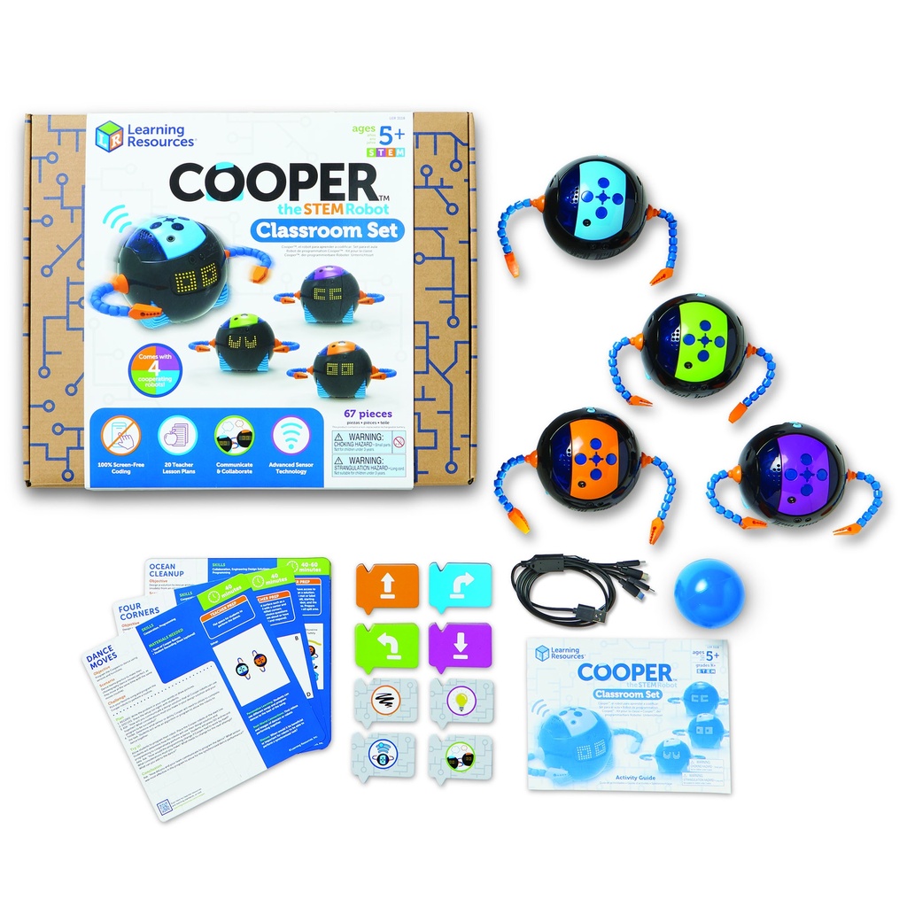 ROBOT STEM "COOPER", SET DE CLASSE