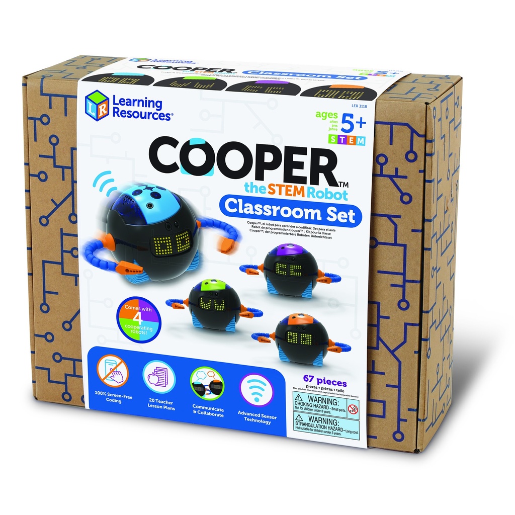 ROBOT STEM "COOPER", SET DE CLASSE