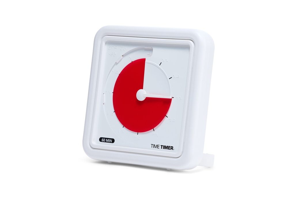 TIME TIMER MEDIUM BRAILLE NOIR