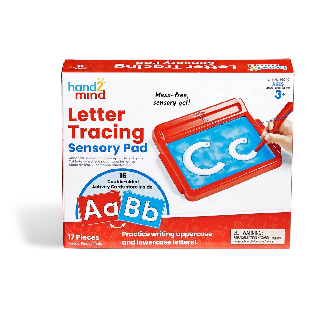 TABLETTE SENSORIELLE: LES LETTRES