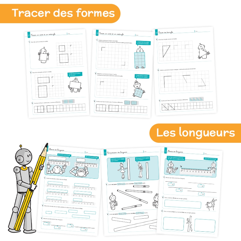JE REUSSIS EN GEOMETRIE, 1-2E PRIM.