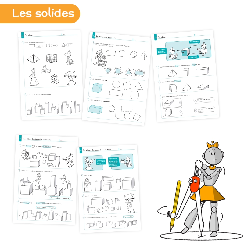 JE REUSSIS EN GEOMETRIE, 1-2E PRIM.