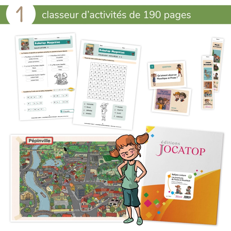 LES AVENTURE DE PIRATE ET MOUSTIQUE, LE FICHIER PÉDAGOGIQUE