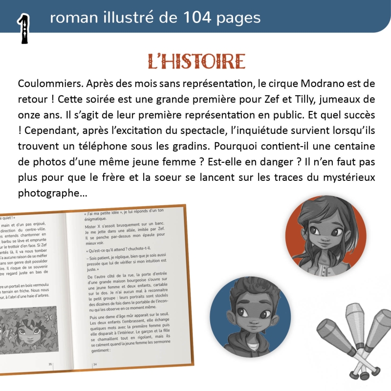 LES PHOTOS INQUIÈTANTES, LE ROMAN