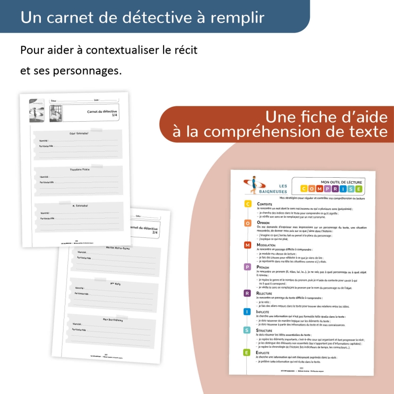 LES BAIGNEUSES, LE FICHIER