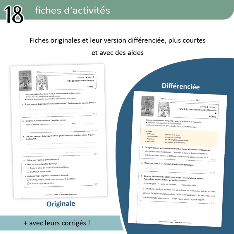 LES SECRETS DE LA TERRE, LE FICHIER