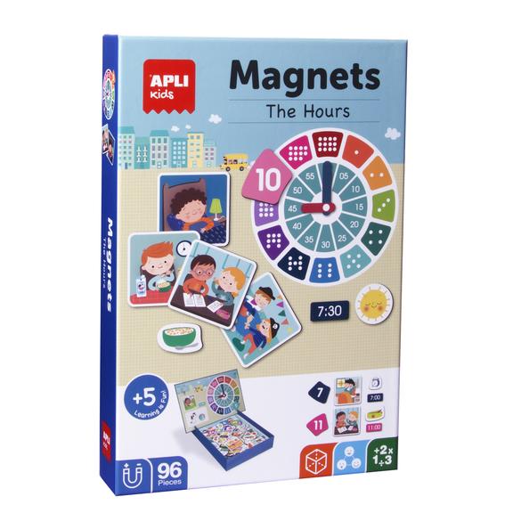 J'APPRENDS L'HEURE, JEU MAGNÉTIQUE