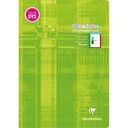 CAHIER CLAIREFONTAINE COUPE DYS/3MM, LA PIECE