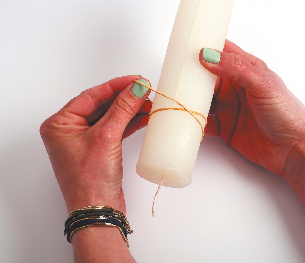 MOULE SILICONE POUR BOUGIE: TORSADE