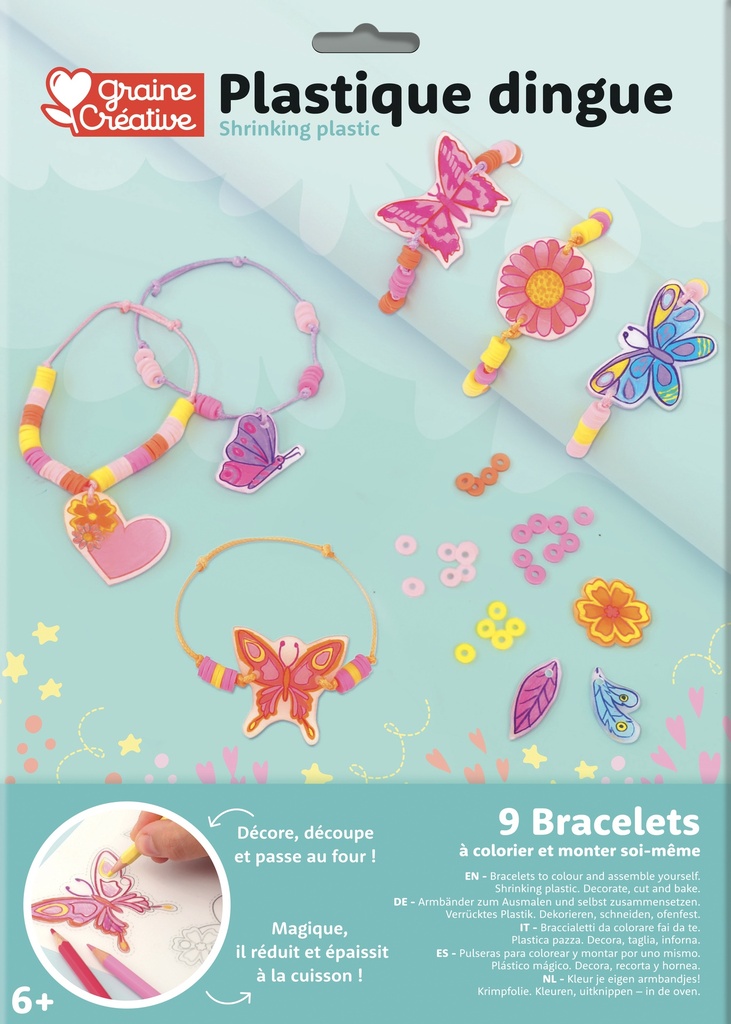 BRACELETS, PLASTIQUE DINGUE