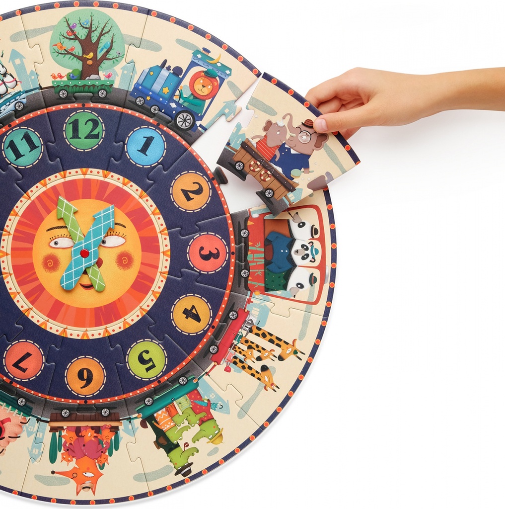 PUZZLE HORLOGE, 25 PIÈCES