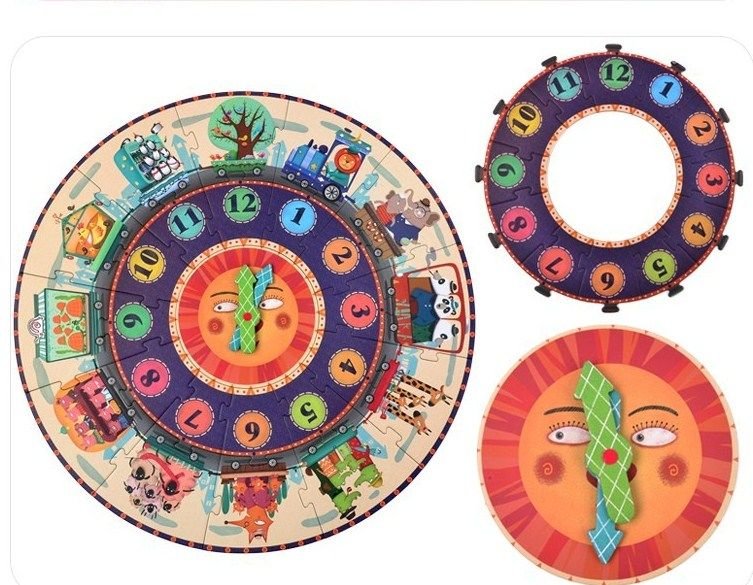 PUZZLE HORLOGE, 25 PIÈCES
