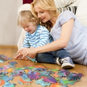 PUZZLE L'ÉPOQUE DES DINOSAURES, 104 PIÈCES