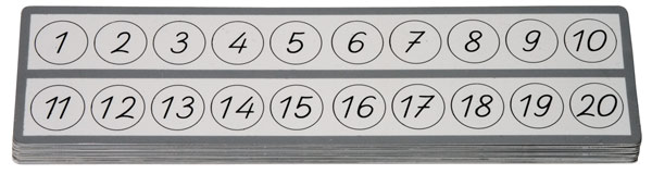 JETONS BICOL/PLANCHES DE NUMERATION