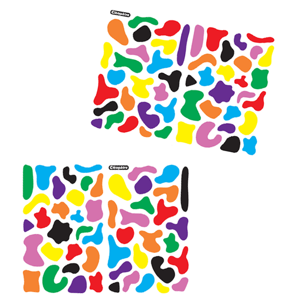 GOMMETTES SPLASH, 18 PLANCHES
