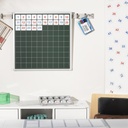 TABLEAU DES NOMBRES BICOLORES METAL