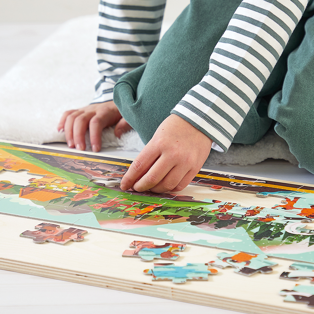 PUZZLE FRISE PRÉHISTOIRE, 100 PIÉCES
