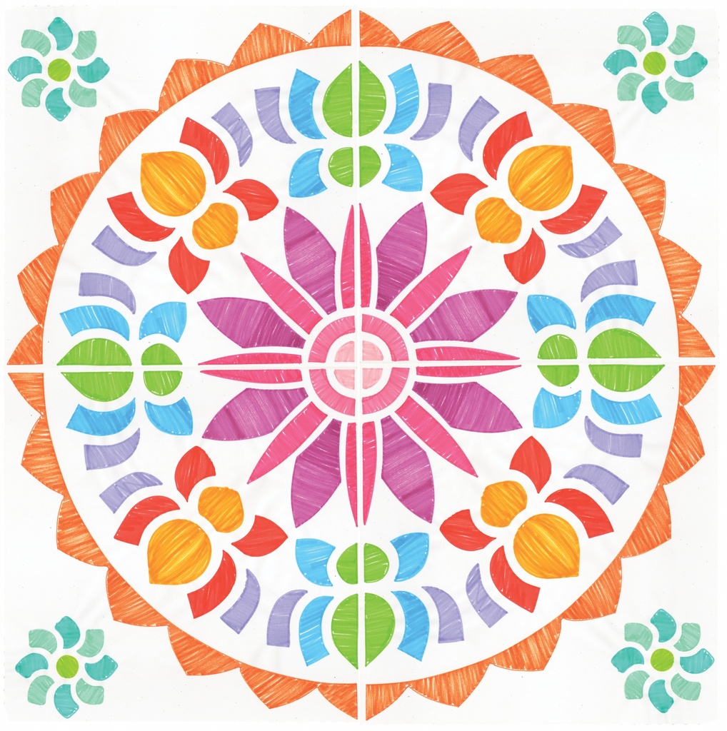POCHOIRS MEGA RANGOLI