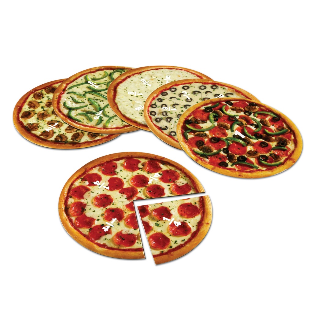 LES PIZZAS FRACTIONS MAGNETIQUES