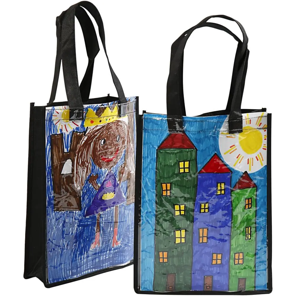 SAC SHOPPING PERSONNALISABLE NOIR-A4