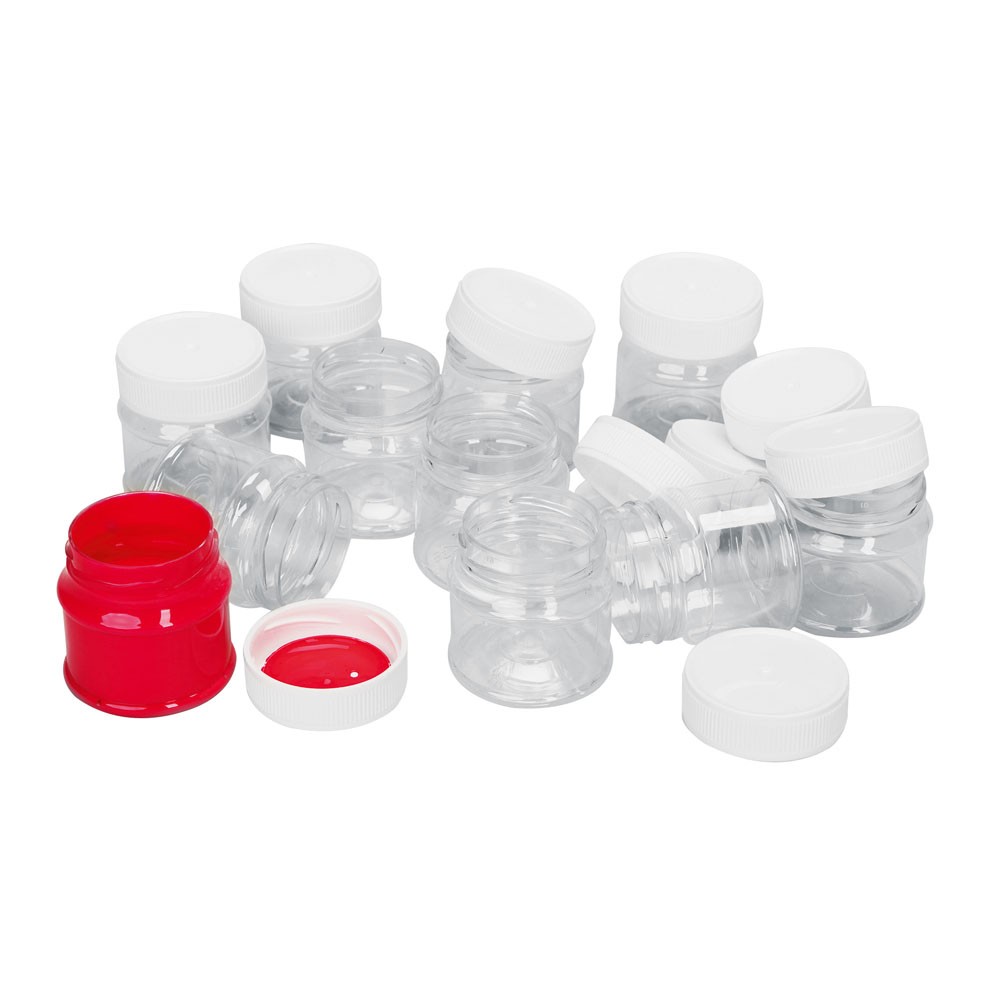 POT DE 50ML+COUVERCLE,LOT DE 12