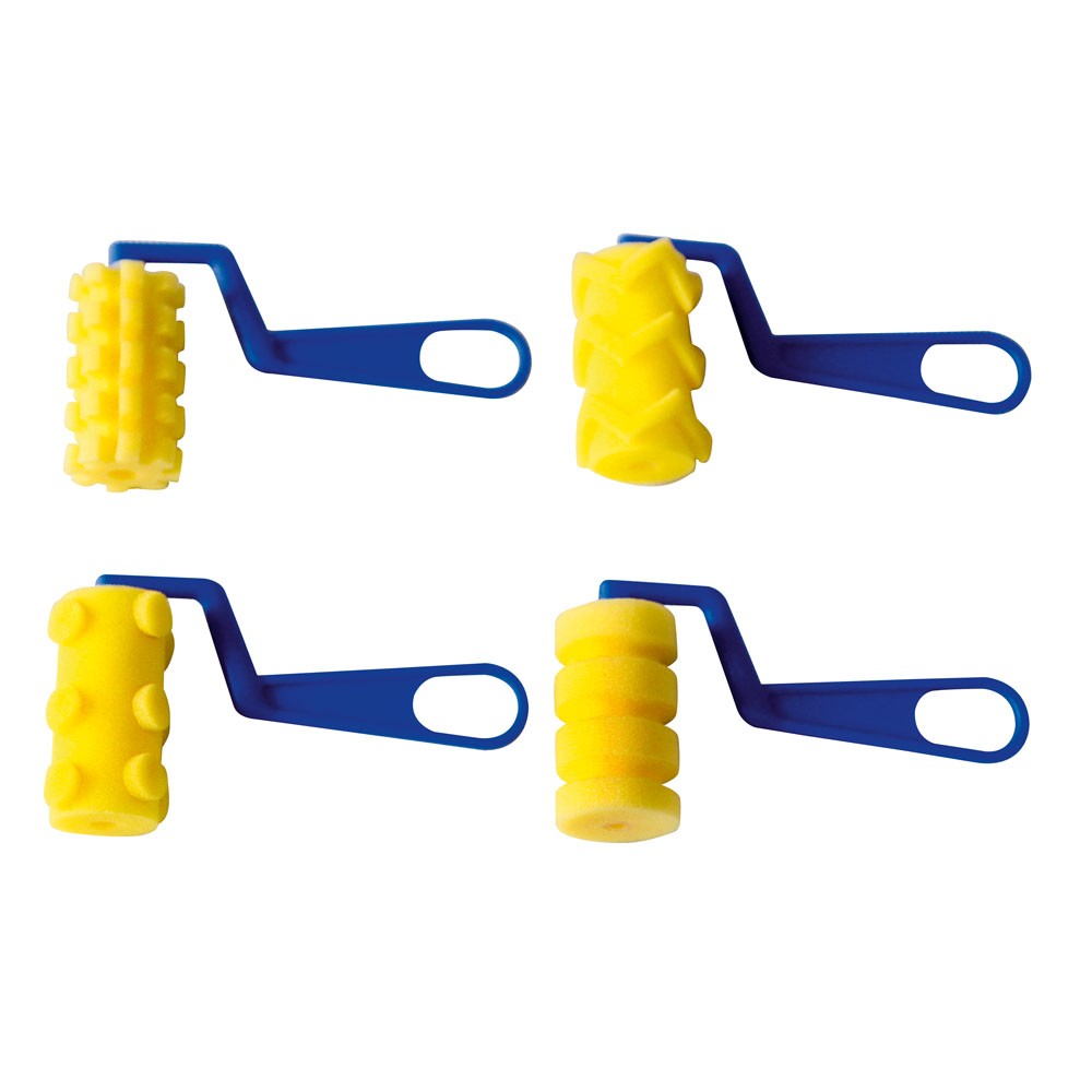 4 ASSORTED PRINT ROLLER BALLS