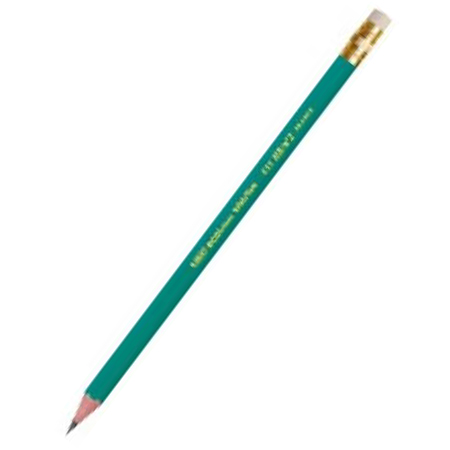 EVOLUTION HB GRAPHITE PENCIL WITH ERASER TIP/12