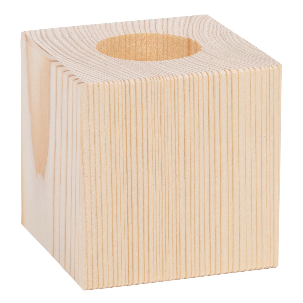 LARGE CUBE CANDLE HOLDER